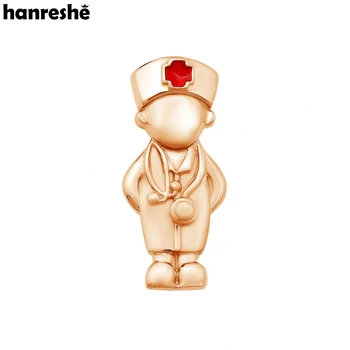 Hanreshe Classic, брошь доктора медсестры, Булавка, медицинский значок на лацкане пальто, Ювелирные изделия, подарки для женщин и мужчин