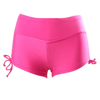 Женские Летние Пляжные Шорты Для Серфинга, Впитывающие Влагу, Быстросохнущие Черные Плавательные Короткие Панталоны Cortos Mujer Shorts 3