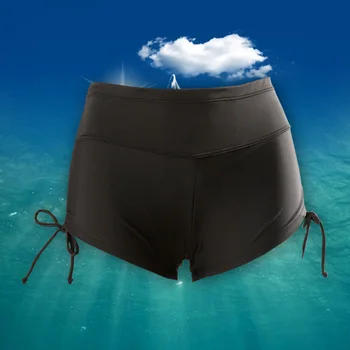 Женские Летние Пляжные Шорты Для Серфинга, Впитывающие Влагу, Быстросохнущие Черные Плавательные Короткие Панталоны Cortos Mujer Shorts 5
