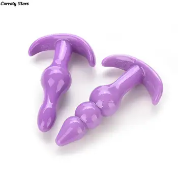 Анальные пробки для точки G секс-игрушки для взрослых, товары для взрослых, анальная пробка из бисера, желейные игрушки, секс-товары, анальная пробка для мужчин и женщин