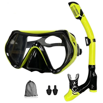 Маска для дайвинга, Профессиональная маска для подводного плавания и трубки для подводного плавания, очки, Набор трубок для подводного плавания, Маска для подводного плавания, унисекс для взрослых