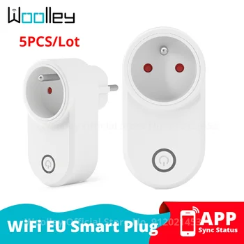 Woolley SA-014 EU WiFi Smart Plug Беспроводной Переключатель Адаптер Розетки Умный Дом Модуль для приложения Google Home Alexa eWeLink