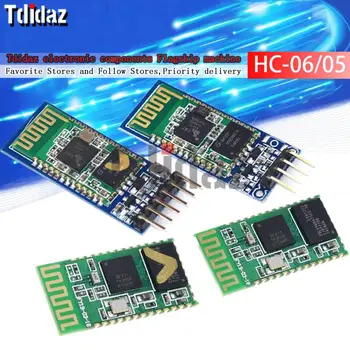 HC-05 HC 05 hc-06 HC 06 RF Беспроводной Приемопередатчик Bluetooth Ведомый модуль RS232/TTL в UART конвертер и адаптер для arduino