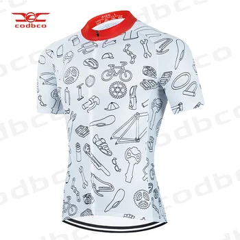 2023 Мужская велосипедная майо MTB Джерси, Короткая дышащая рубашка, Велосипедная одежда, Забавная летняя быстросохнущая одежда для шоссейных велосипедов, гоночная форма.