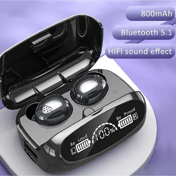 Беспроводные наушники TWS Bluetooth 5.1 Гарнитура M32 HD Sound Стереогарнитура с зарядным устройством