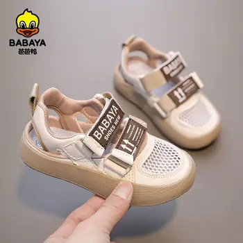 Детские сандалии Babaya, обувь из дышащей сетки для девочек, лето 2023, Новая спортивная обувь для мальчиков, модные кроссовки, обувь для детей