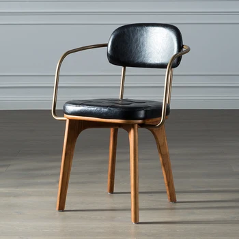 Металлические обеденные стулья в скандинавском стиле Дизайн офисного салона Обеденные стулья Современная Роскошь Мебель для столовой Cadeiras De Jantar WK50CY