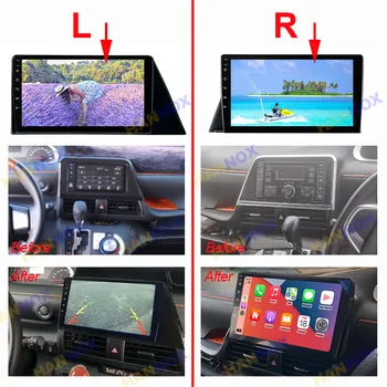 Автомобильный GPS-радиоприемник HANNOX Android 128 ГБ для Toyota Sienta RHD LHD Гибридный мультимедийный плеер, Навигационная стереосистема, головное устройство с рамкой