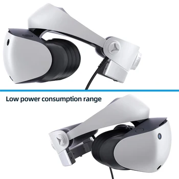 Мини-Динамик 3,5 мм Аудиоинтерфейс Портативный Внешний Усилитель Для Шлема Заменяет Оригинальные Наушники с 4-часовым Сроком Службы Батареи для PS VR2 3