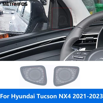 Крышка Аудиодинамика Для Hyundai Tucson NX4 2021 2022 2023 Переднее Стекло Стойка Отделка Стереодинамика Аксессуары Для Укладки автомобилей