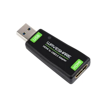 Порт USB Waveshare, карта видеозахвата высокой четкости HDMI, для игр/потоковой передачи /камер, с HDMI на USB