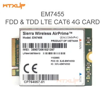 Sierra Wireless EM7455 FDD/TDD LTE Cat6 NGFF/M.2 4G МОДУЛЬ 4G КАРТА 300 Мбит/с