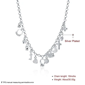 Серебряное ожерелье Nareyo 925 пробы, подвесное ожерелье Duobao для женщин, свадебные украшения-шармы 4
