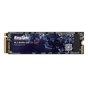 Твердотельный накопитель KingSpec SSD емкостью 1 ТБ с Интерфейсом M.2 NVMe PCIe Gen3.0x4 для Высокоскоростной Передачи 3D-частиц TLC с кэшем