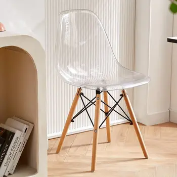 Прозрачные эргономичные обеденные стулья для гостиной, кухни, офиса, салона, стульев для столовой Accent Meuble Nordic Furniture 23GP
