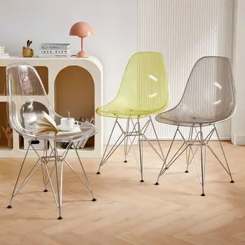 Прозрачные эргономичные обеденные стулья для гостиной, кухни, офиса, салона, стульев для столовой Accent Meuble Nordic Furniture 23GP 1