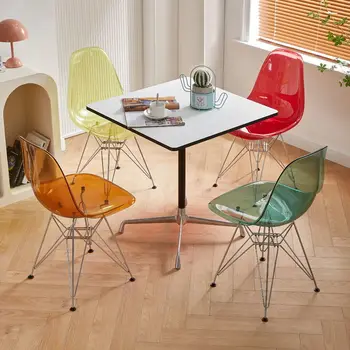 Прозрачные эргономичные обеденные стулья для гостиной, кухни, офиса, салона, стульев для столовой Accent Meuble Nordic Furniture 23GP 2