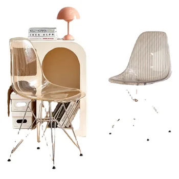 Прозрачные эргономичные обеденные стулья для гостиной, кухни, офиса, салона, стульев для столовой Accent Meuble Nordic Furniture 23GP 5