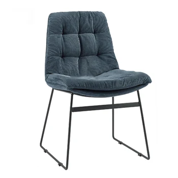 Обеденный стул Nordic из искусственной кожи для ресторанной мебели, Дизайн спинки обеденного стула, Простой кухонный обеденный стул для отдыха 1