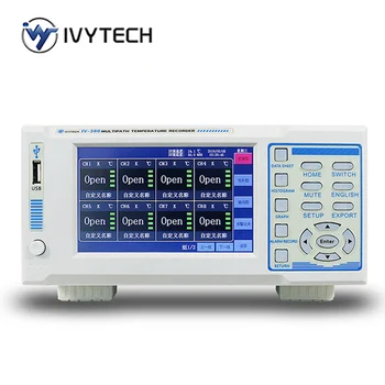 Многоканальный температурный тестер IVYTECH IV380, прибор для контроля температуры, многоканальный регистратор температуры, USB Расширить