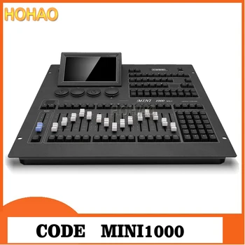 Осветительная консоль GODE MiNi1000 с сенсорным экраном, большой концертный контроллер для ночного клуба, функция MDI, управление до 64 16-канальными лампами