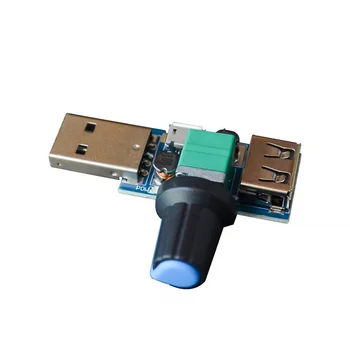 USB-вентилятор постоянного тока 4 В-12 В 5 Вт XY-FS с бесступенчатым регулятором скорости вращения USB-вентилятора, вспомогательный инструмент для охлаждения с несколькими передачами