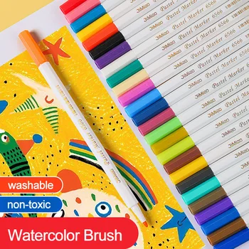 Пастельный маркер металлического цвета, моющаяся акварельная ручка для рисования детьми, Флуоресцентная доска, акварельная ручка для рисования