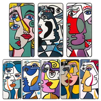 Ретро P-Picasso Абстрактная Художественная живопись Чехол для Galaxy M62 Чехол для Samsung Galaxy M 62 52 51 33 32 31 30s 23 22 21 12 11 F 62 52