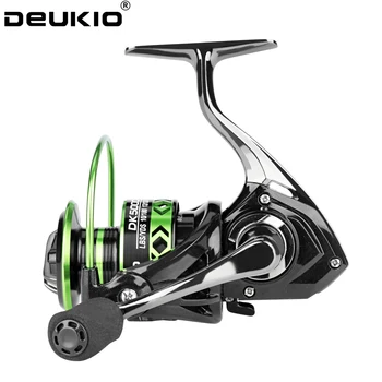 Рыболовные снасти DEUKIO Dk2000-7000 Цельнометаллическое Рыболовное колесо Спиннинг Long Throw Wheel 5.2: 1 Высокоскоростное Рыболовное колесо Luya