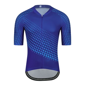 Быстросохнущая Велосипедная Майка Blue Cycling Jersey 2022 Maillot Hombre Ciclismo Велосипедная Одежда из Стрейча и Спандекса Tenue Cyclisme Homme 0