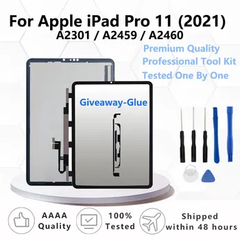 Для Apple iPad Pro 11 (2021) Замена стеклянной панели Дигитайзера Сенсорного экрана и ЖК-дисплея В сборе Для iPad A2301/A2459/A2460