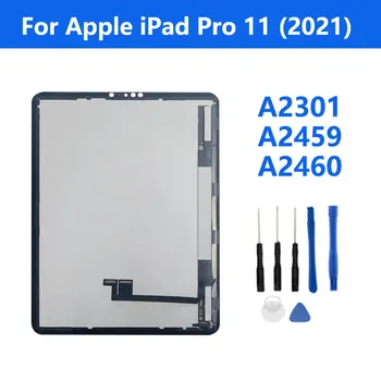 Для Apple iPad Pro 11 (2021) Замена стеклянной панели Дигитайзера Сенсорного экрана и ЖК-дисплея В сборе Для iPad A2301/A2459/A2460 2