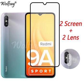 Полное покрытие Из Закаленного Стекла Для Xiaomi Redmi 9A Sport Screen Protector Для Redmi 9A Sport Camera Glass Для Redmi 9A Sport Glass
