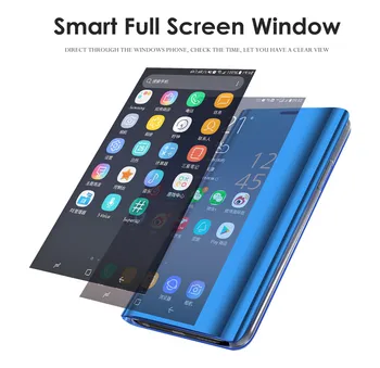 Для Xiaomi Mi Max 3 Case MiMax3 Smart Flip Stand Зеркальный чехол с видом из Искусственной Кожи Для Xiaomi Mi Max3 Чехол для Xiaomi Max3 2