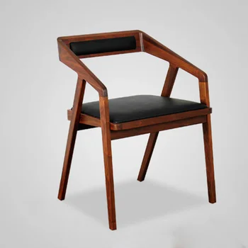 Мобильный Минималистичный Деревянный стул Nordic Lounge Дизайн офисного макияжа Стулья для столовой Кухонная мебель Mueblesa для взрослых 2