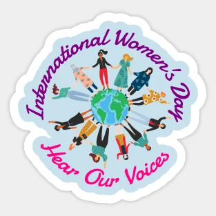 Международный женский день, расширение прав и возможностей феминизма, 5ШТ наклеек для автомобиля, детские бутылки с водой, Мультяшный декор для багажа в гостиной