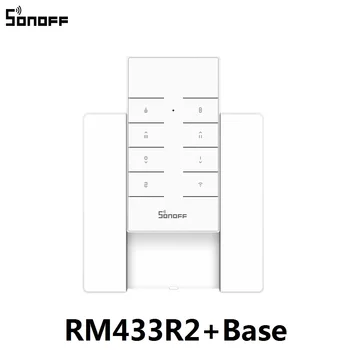 SONOFF RM433 R2 433 МГц RF Пульт Дистанционного управления 8 Кнопочный Пульт Дистанционного управления В паре с Настенным Выключателем SONOFF TX RF Устройства iFan04 D1 RFR2