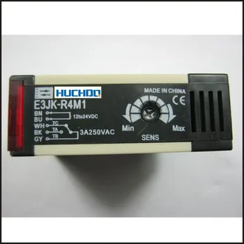 E3JK-R4M1 квадратные реле датчика 12-24 В постоянного тока встроенный фотоэлектрический переключатель с обратной связью, тип отражения, релейный выход с подсветкой постоянного тока