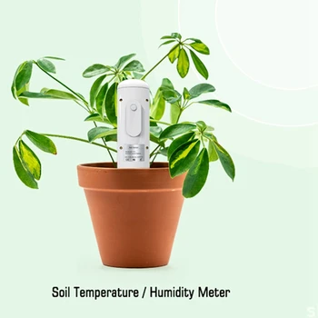 Монитор растений Измеритель температуры почвы на открытом воздухе Датчик влажности Тестер Влажности Автоматизация сада Ирригационный Детектор TUYA 5