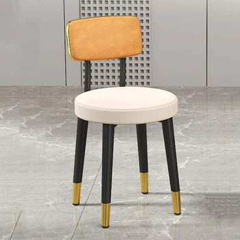 Дизайнерские кухонные обеденные стулья Nordic Relaxing Элегантные обеденные стулья на открытом воздухе, экономящие пространство, Эргономичная мебель Sillas Comedor HY