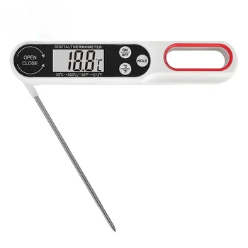 Цифровой пищевой термометр с подсветкой, складной кухонный термометр Termometro, зонд для барбекю, датчик температуры мяса, молока, масла, измерительный прибор 4