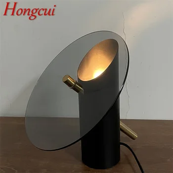 Современная простая настольная лампа Hongcui LED настольное освещение декоративное для домашней спальни гостиной