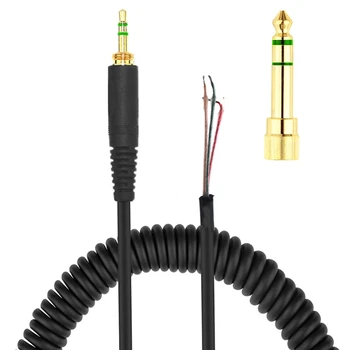 Спиральный кабель для наушников с разъемом 3,5 мм и 6,5 мм для DT 770 770PRO 990 990PRO