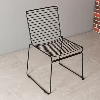 Обеденный стул Nordic Iron, стул для отдыха, Кресло для магазина десертов, Гостиничное кресло
