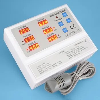 668 Регулятор температуры и влажности Интеллектуальный цифровой дисплей Переключатель инструмента контроля температуры Мощный термостат