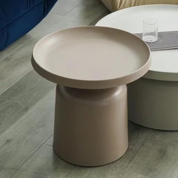 Журнальный столик из скандинавского металла, креативный утюг для гостиной маленькой квартиры, Маленький круглый столик, простой диван, приставной столик, прямая поставка