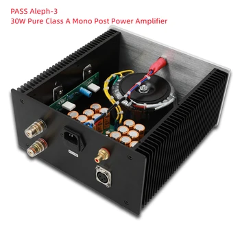 Высококлассный частотный усилитель мощности Aleph-3 30 Вт класса A Pure Mono Hi-Fi Post, мощный транзистор IRFP250 M0S, вход: RCA + XLR
