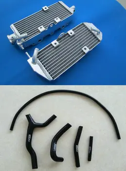 Алюминиевый радиатор + силиконовый шланг для Suzuki RM125 RM 125 2-тактный 1992-1995 1993 1994 RM-125 92 93 94 95