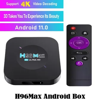 H96 Max Android 11 Smart TV Box RK3528 Медиаплеер 4K HD 3D Видео телеприставка 1 ГБ 2 ГБ ОЗУ 8 ГБ 16 ГБ ПЗУ Wifi медиаплеер