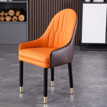 Легкий роскошный обеденный стул, кресло из массива дерева в скандинавском стиле, Американский Бытовой обеденный стол, табурет, кухонная мебель Sillas